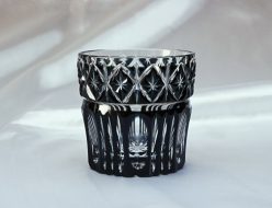 黒切子 ワイングラス | 薩摩切子のことなら薩摩びーどろ工芸