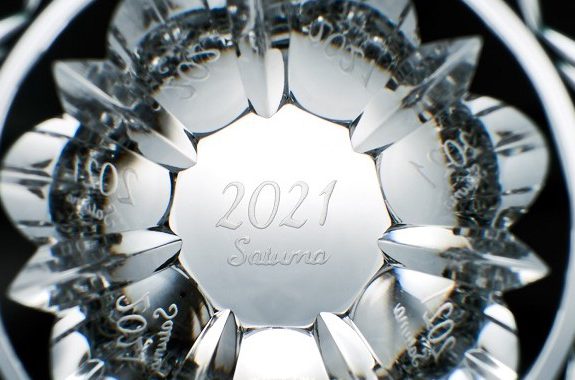 2021年限定 黒切子 酒杯「奏」 | 薩摩切子のことなら薩摩びーどろ工芸